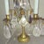 19thc Opulent French Louis XVI Rock Crystal & Bronze Table Lamps/ Girandoles a - Pair For Sale - Image 17 of 18