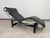 1970s Vintage LC4 Chaise Lounge in Black Leather by Le Corbusier, 1970s For Sale - Image 5 of 13