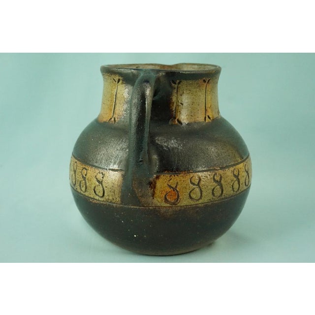 Ceramic Vintage Jug Vase in Ceramic Majolica by Urbano Fontana, 1970s For Sale - Image 7 of 18