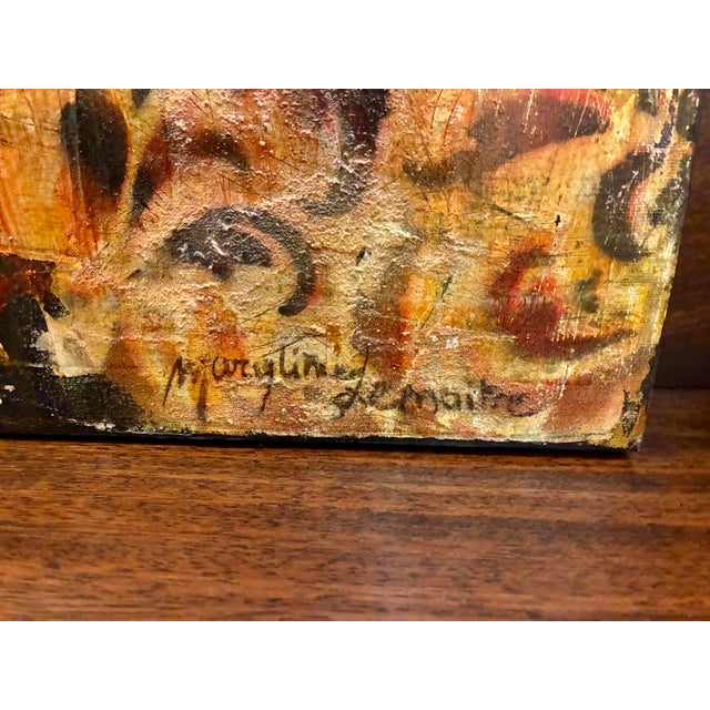 Abstract La Part De L’ombre (Diptych), Maryline Lemaitre, 2006 – Large Abstract Mixed Media For Sale - Image 3 of 7