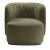 This refined armchair flaunts a plump and compact body, generously stuffed to provide a comfortable seat embraced by a...