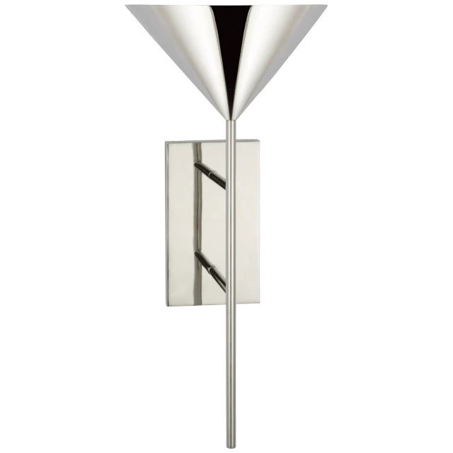 Orsay Medium Uplight Sconce in Polished Nickel Designer: Paloma Contreras Height: 16.25" Extension: 8" Backplate: 3.75" x...