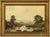 Vintage River Landscape Oil in English Countryside - 20th Century British Art 1973 For Sale - Image 10 of 14