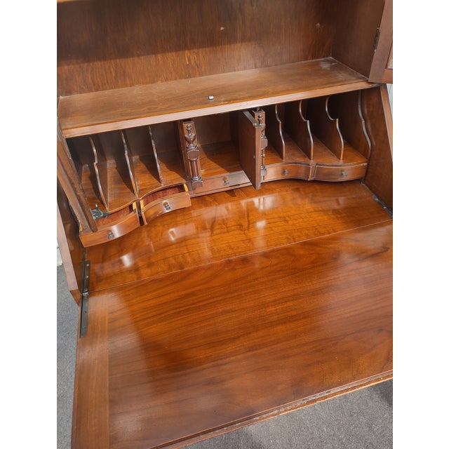 1940s Governor Winthrop Mahogany Secretary Desk Chairish