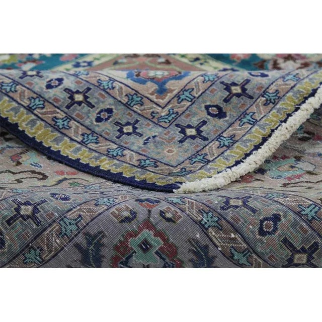 Traditional 1960s Persian Tabriz Area Rug 8’2″ X 11’1″ For Sale - Image 3 of 13