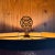 Frederick Cooper Vintage Chinoiserie Motif Brass Drum Table Lamp on Wooden Base Thomas Cooper For Sale - Image 4 of 6