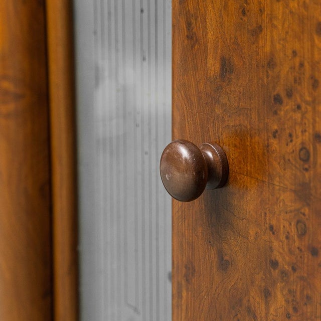 Mobile Sideboard in Wood and Glass, 1940s For Sale - Image 4 of 14