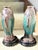 Antique Chinese Sancai Glazed Koi Fish Vase Pair Tang Style 1930 Art Nouveau For Sale In Los Angeles - Image 6 of 9