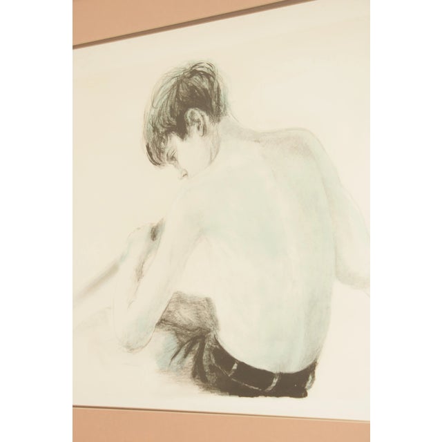 Vintage Signed Joan Purcell Young Boy Lithograph Print For Sale In Philadelphia - Image 6 of 13