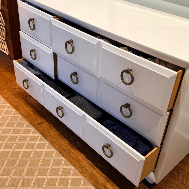 T.H. Robsjohn Gibbings Mid Century Robsjohn Gibbings for Widdicomb Dresser For Sale - Image 4 of 14