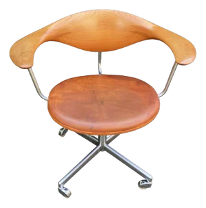 JH 502 Swivel Chair by Hans Wegner for Johannes Hansen