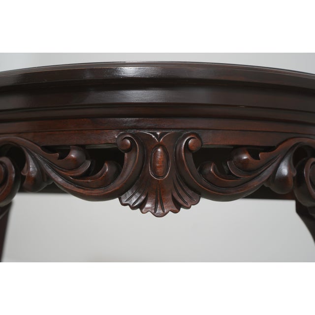 Baker Mahogany Stately Homes Collection Console Table For Sale - Image 12 of 16
