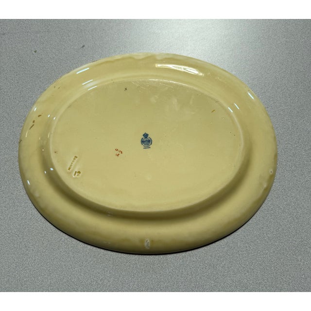 Minton Antique Minton England Rare Dragon Platter 13in For Sale - Image 4 of 8