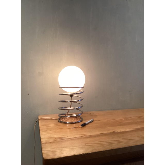 Spiral Spring Lamp, 1970 For Sale - Image 5 of 7