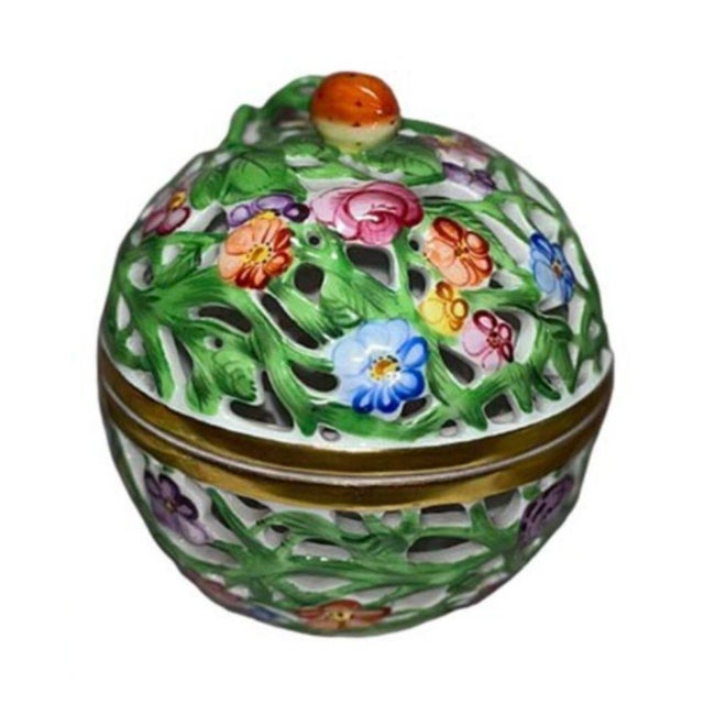 Herend Hungary Porcelain Boxes Set of 3 Chairish