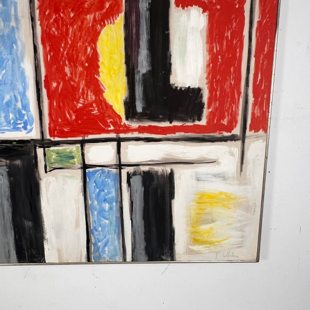 1960s Large Modernist Abstract Painting by Ny Expressionist Phillip Callahan, C. 1960s For Sale - Image 5 of 9