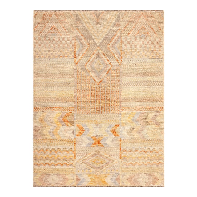 Nazmiyal Collection Modern Geometric Rug For Sale