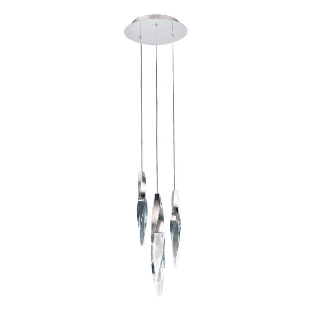 Schonbek Beyond Kindjal Pendant, Polished Nickel For Sale