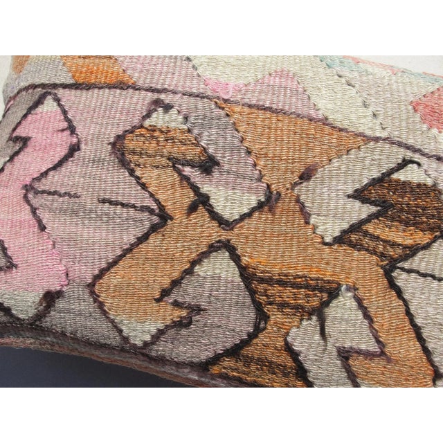 Vintage Kilim Rug Pillow Cover For Sale - Image 9 of 11