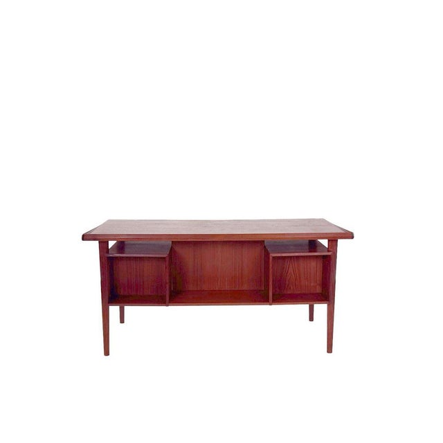 1960s Vintage Danish Freestanding Desk by Peter Løvig Nielsen, 1960s For Sale - Image 5 of 14