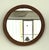 talian mid-century large, circular wall mirror made of curved rattan, 1960s. The mirror glas is the original and in very...
