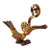 1970s Vintage Wooden Folk Art Bird For Sale