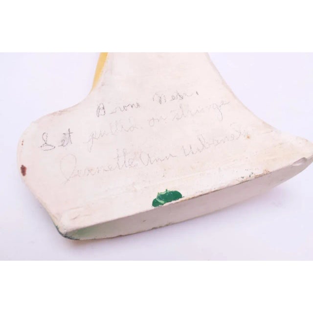 1950s American Painted Chalkware Collie For Sale - Image 10 of 11