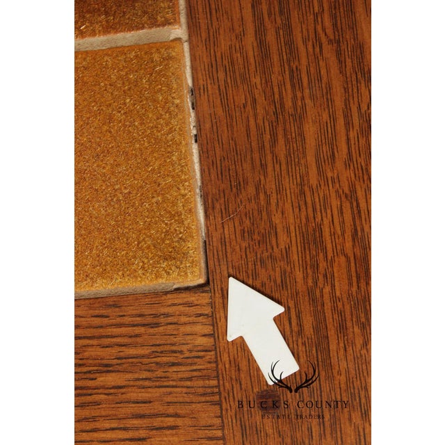 Stickley Mission Collection Pair Of Oak Tile Top End Tables For Sale - Image 10 of 18