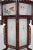 Large Antique Asian Carved Wood Lantern with Dragons & Painted Glass Panels, 1900s For Sale - Image 5 of 18
