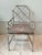 Metal 1980s Italian Silver Leaf Faux Bamboo Chairs - a Pair For Sale - Image 7 of 12