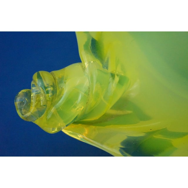 Murano Glass Shell Bowl attributed to Barovier & Toso, Italy, 1940s For Sale - Image 16 of 18