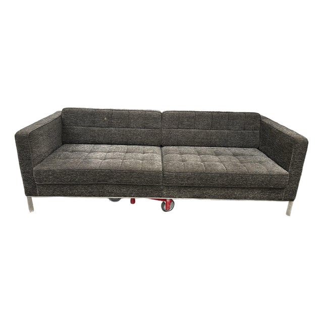 KM-Tufted Tuxedo Keilhauer Sofa Designed by Mark Kapka For Sale