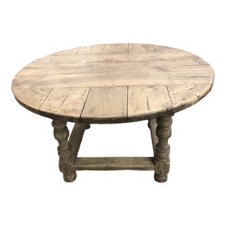 Late 19th Century Handmade French Farm Table, Normandy For Sale
