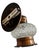 1920s Copper Bubble Glass and Stars Wall Sconce, Circa 1920 For Sale - Image 5 of 6