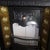 Antique Cast Iron Fireplace Insert with Decorative Tiles For Sale - Image 3 of 11