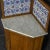Wood Edwardian Walnut Corner Washstand, 1890s For Sale - Image 7 of 12