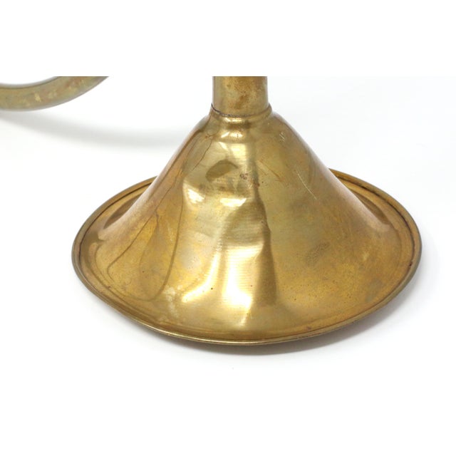 Vintage Large Brass Hunting Bugles a Pair Chairish