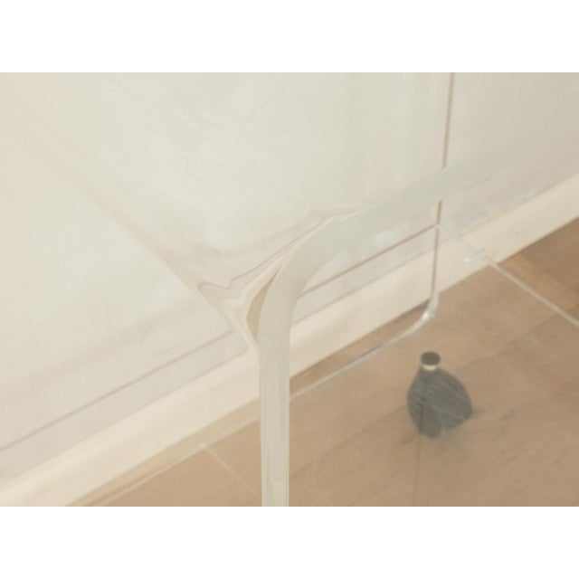 Acrylic Side Table, 1960s For Sale - Image 3 of 6