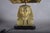 Vintage Egyptian Revival Brass Pharaoh Table Lamp, 1970s For Sale - Image 6 of 12