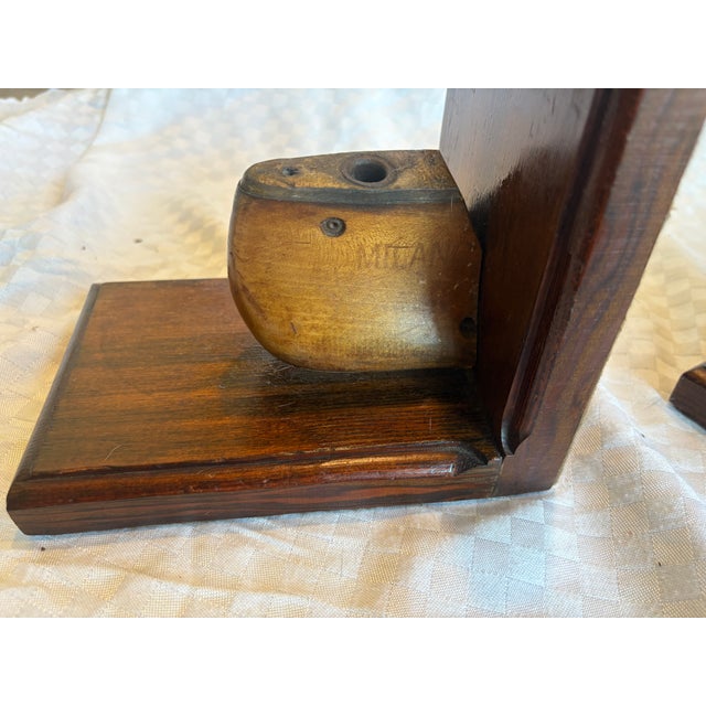 18th Wooden Shoe Mold Bookends- Set of 2 For Sale - Image 9 of 13