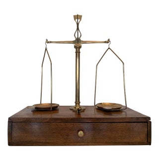 Balance Scale and Weights, 1900s For Sale