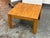 Modernist Butcher-Block Oak Side Table, Vintage For Sale - Image 11 of 12
