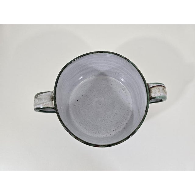 Large Bowl with Two Handles by Robert Picault for Vallauris, 1950s For Sale - Image 6 of 11