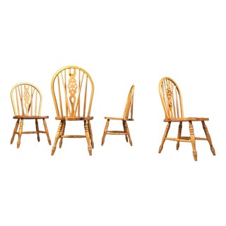 Vintage Dining Chairs from Ercol, 1950s, Set of 4 For Sale