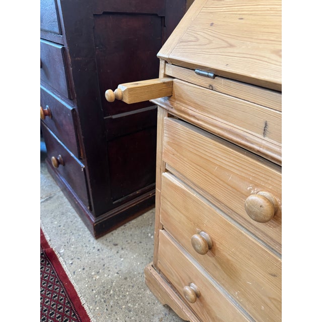 Drop Front Pine Desk For Sale - Image 10 of 17