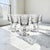 A distinguished set of eight Webb Corbett full lead crystal water goblets in the discontinued WEC2 pattern, produced in...