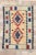 Orange Vintage Persian Shiraz Kilim Rug, 03'09 X 05'05 For Sale - Image 8 of 9
