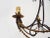 Brown Vintage 4-Light Chandelier in Brown and Gilt Metal, 1980s For Sale - Image 8 of 10
