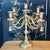 1980s Brass Five-Arm Candelabra With Tassels For Sale - Image 11 of 11