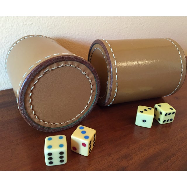 Vintage Dice Cups with 4 Bakelite Dice (3) Pair Chairish